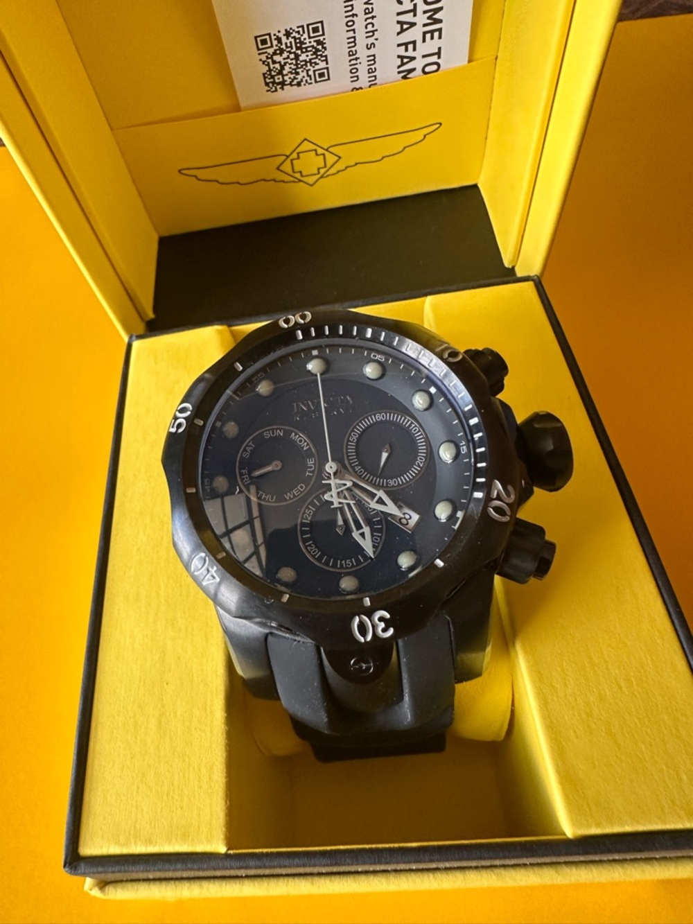 INVICTA. The Invicta Men's Reserve Venom Chronograph watch (Model 6051)